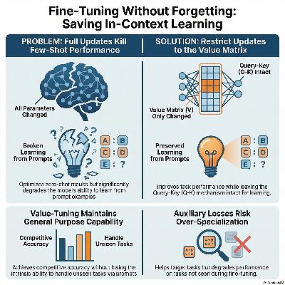 Fine-Tuning Strategies for Preserving In-Context Learning in Linear Attention Fine-Tuning Strategies for Preserving In-Context Learning in Linear Attention
