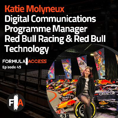 Episode 45 - Red Bull's Katie Molyneux: Leading Digital Comms Excellence at the Pinnacle of Motorsport! Episode 45 - Red Bull's Katie Molyneux: Leading Digital Comms Excellence at the Pinnacle of Motorsport!