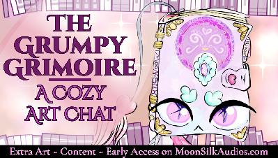 The Grumpy Little Grimoire | Cozy Art Chat