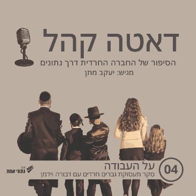 על העבודה - סקר תעסוקת גברים חרדים עם דבורה וידמן | דאטה קהל - פרק 4 על העבודה - סקר תעסוקת גברים חרדים עם דבורה וידמן | דאטה קהל - פרק 4