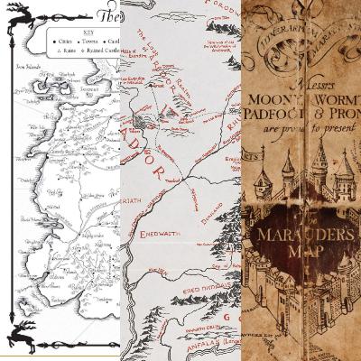 Three Pop Culture Maps