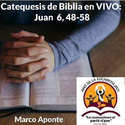 Catequesis de Biblia en VIVO: Juan 6, 48-58 | Marco Aponte