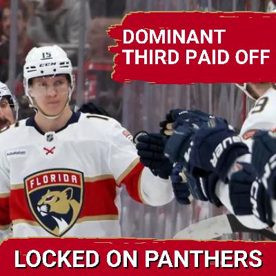 EARNED: Panthers win after a dominant third period, breaking through with less than a minute left