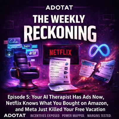 Your AI Therapist Has Ads Now, Netflix Knows What You Bought on Amazon, and Meta Just Killed Your Free Vacation Your AI Therapist Has Ads Now, Netflix Knows What You Bought on Amazon, and Meta Just Killed Your Free Vacation