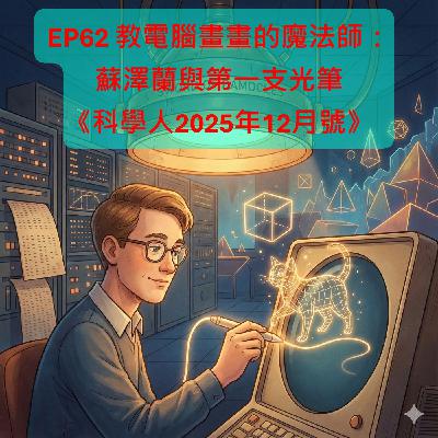 EP62 電腦原本看不懂貓?教電腦畫畫的魔法師:蘇澤蘭與第一支光筆 |【科學探奇】《科學人2025年12月號》 EP62 電腦原本看不懂貓?教電腦畫畫的魔法師:蘇澤蘭與第一支光筆 |【科學探奇】《科學人2025年12月號》