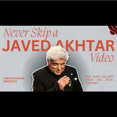 Why You Should NEVER Skip a Javed Akhtar Video? | Hindi Gharana | Kavita Pe Charcha | Tarkash | Why You Should NEVER Skip a Javed Akhtar Video? | Hindi Gharana | Kavita Pe Charcha | Tarkash |