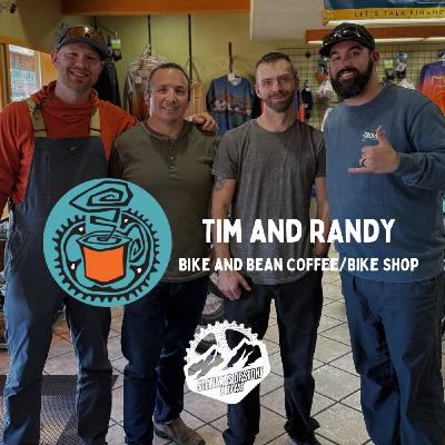 Tim and Randy of Bike and Bean Coffee/Bike Shop
