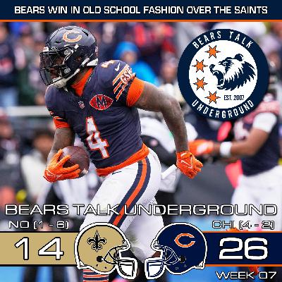 Week Seven Review - Run Game and Defense Lead Bears to 4th Straight Win Week Seven Review - Run Game and Defense Lead Bears to 4th Straight Win