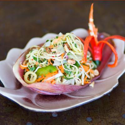 Banana Flower Salad with Chicken
