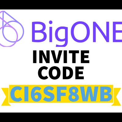 BigONE Referral Code: CI6SF8WB
