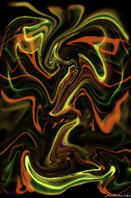 Abstract Portrait Series: 3rd EA: Chaos Theory