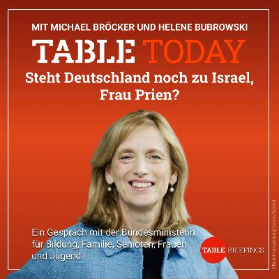 Steht Deutschland noch zu Israel, Frau Prien?