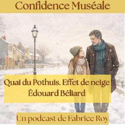 Quai du Pothuis - Effet de Neige - Édouard Béliard - 1875 Quai du Pothuis - Effet de Neige - Édouard Béliard - 1875