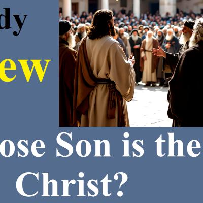 Matthew: Whose Son is the Christ? Matthew: Whose Son is the Christ?
