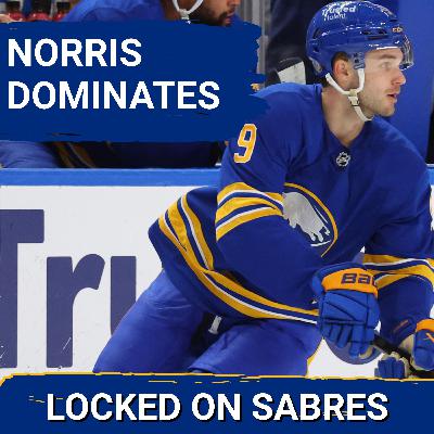 Josh Norris dominates in first game back for the Buffalo Sabres against the Winnipeg Jets