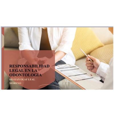 Responsabilidad legal en la odontología