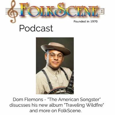 Dom Flemons Guesting On FolkScene. Recorded 3-3-23