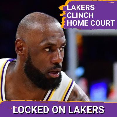 Lakers Beat Suns 101-73, Clinch Home Court in 1st Round, LeBron Drops 28/6/12