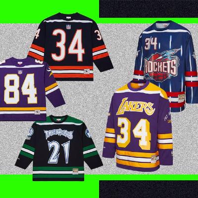The Best NFL & NBA Merch Available? These Throwback Hockey Jerseys