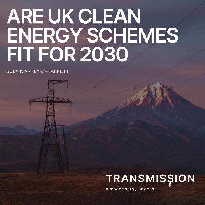 Are UK Clean Energy Schemes Fit for 2030 with Sulaiman Ilyas-Jarrett