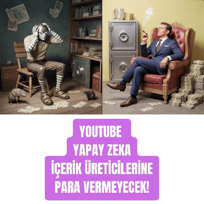 Yapay Zekayla Üretilmiş İçeriklere Artık YouTube Para Vermeyecek!