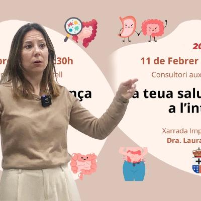 La Dra. Laura Sanchis, ompli la consulta per a fer-nos veure el nostre segon cervell, l'intestí