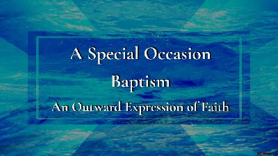 A Special Occasion: Baptism (Audio)