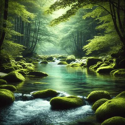 Serenidad fluvial: el susurro de un río para una calma profunda Serenidad fluvial: el susurro de un río para una calma profunda