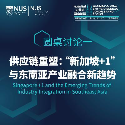 新全球企业家论坛 | EP13【新山】圆桌讨论一：供应链重塑：“新加坡+1”与东南亚产业融合新趋势