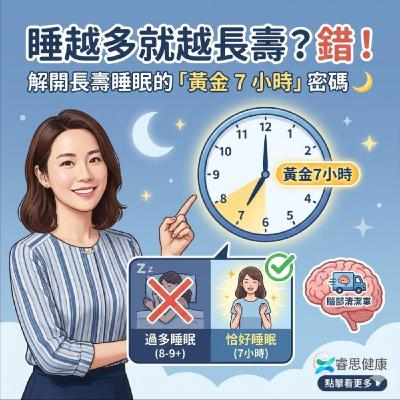 睡覺不是浪費時間,是在幫血管「降壓」與大腦「洗澡」!🧼|長壽睡眠的黃金 7 小時 睡覺不是浪費時間,是在幫血管「降壓」與大腦「洗澡」!🧼|長壽睡眠的黃金 7 小時