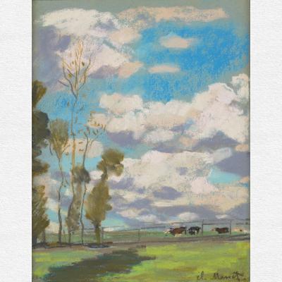 모네 『풀을 뜯는 세 마리의 소』 모네 『풀을 뜯는 세 마리의 소』