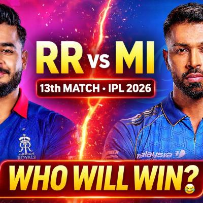 RR vs MI IPL 2026: Match 13 Preview | Pitch Report, Playing XI & Winner Prediction