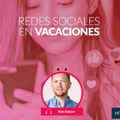 Redes sociales en vacaciones
