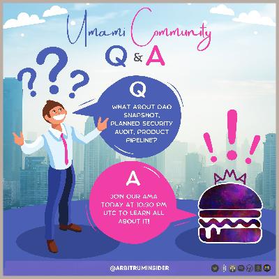 Umami Finance Community AMA – April, 27 2022