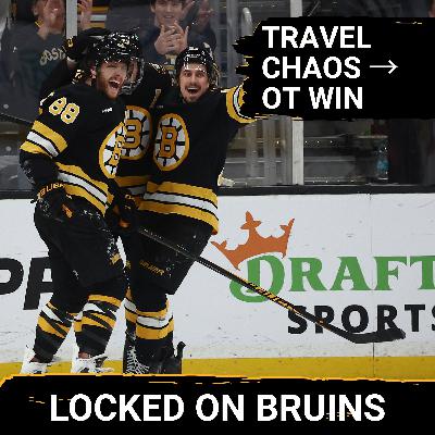 Pastrnak, Bruins PREVAIL Over Predators Following Wild Travel Day