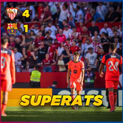 El pitjor Barça de l'era Flick clau clarament a Sevilla | Sevilla 4 FC Barcelona 1
