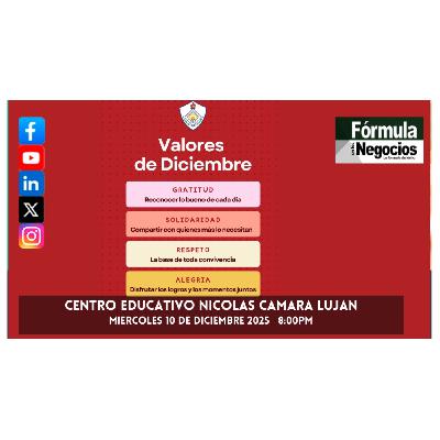 CENTRO EDUCATIVO NICOLAS CAMARA LUJAN CENTRO EDUCATIVO NICOLAS CAMARA LUJAN