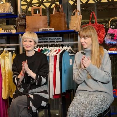 Fashion Talks in Paris with Petra Windschnurer and Julia Morris