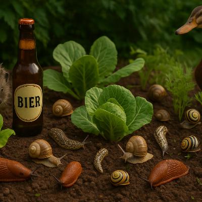 FKK im Garten-die nackten Schnecken sind unterwegs