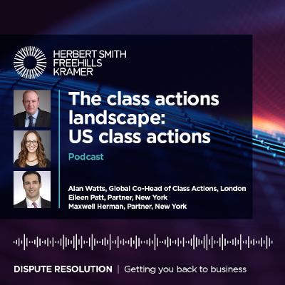 The class actions landscape: US class actions