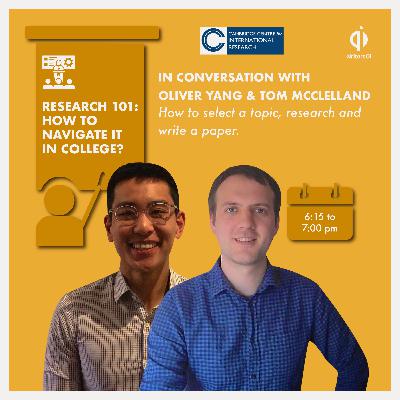 Research 101: How to navigate it in high school? by Cambridge Centre for International Research Research 101: How to navigate it in high school? by Cambridge Centre for International Research