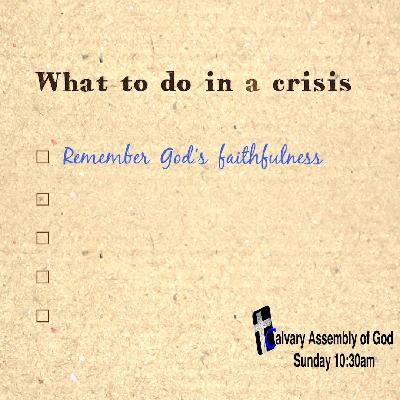 Remember Who's in control