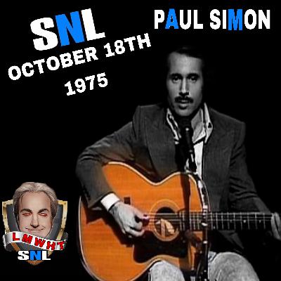 October 18th 1975 Paul Simon/Randy Newman