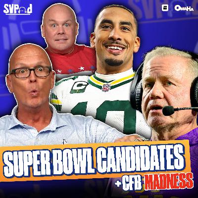 SVPod:  The 12 NFL teams that can DO IT this season + CFB coaching carousel CHAOS