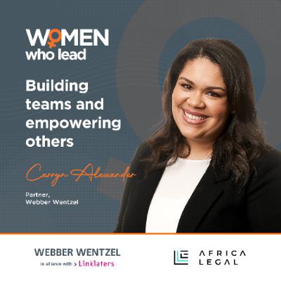 Women’s Month: Building teams and empowering others