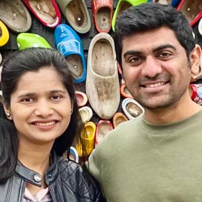 Vimal and Parul feel welcome Vimal and Parul feel welcome