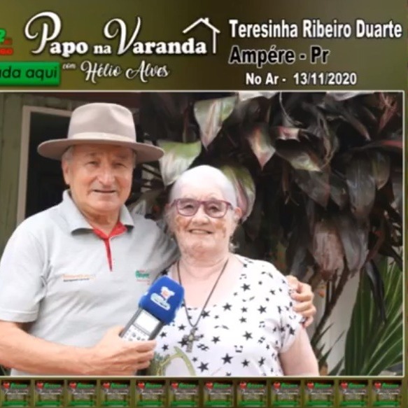 PAPO NA VARANDA TEREZINHA RIBEIRO DUARTE 13-11-2020