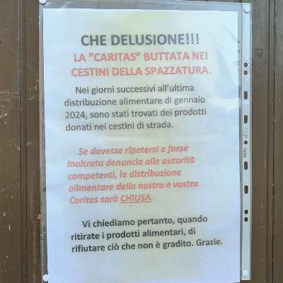 #Settimanale Radar - n. 53 del 15-02-2024 - CARITAS GORGONZOLA: CIBO BUTTATO NEI CESTINI - GIANA CRISI NERA - P18 - S04