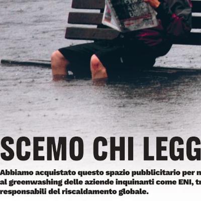 “Scemo Chi Legge?” Campagne Pubblicitarie, Greenwashing e il Rifiuto del Corriere: Lo Scontro tra Greenpeace ed ENI
