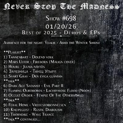 #698 - 01-20-26 - Best of 2025: Demos and EPs